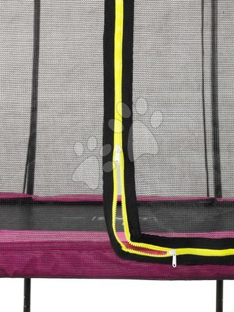 Trampoliny z siatką ochronną - Trampolina z siatką ochronną Silhouette trampoline Pink Exit Toys  - 7