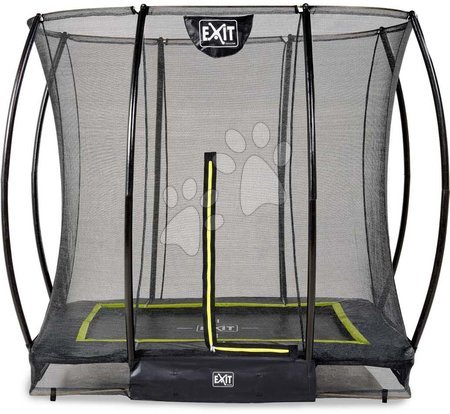 Bodentrampoline - EXIT Silhouette Bodentrampolin 153x214cm mit Sicherheitsnetz - schwarz