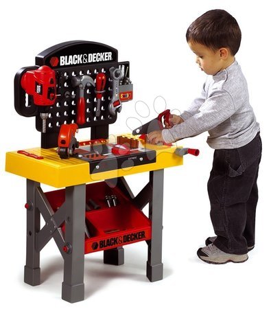 Neaktívna Staré položky - SMOBY 23186 Pracovný stôl so zvukom Black and Decker 50*26*75 cm - 2