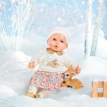 Punčke in dojenčki za deklice - Dojenček s kapico Anais Mon Grand Poupon Corolle 36 cm z rjavimi mežikajočimi očki od 24 mes_1