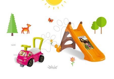 Staré položky - Set skluzavka Máša a medvěd Toboggan XS Smoby - 2