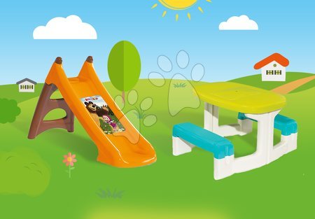 Skluzavky sety - Set skluzavka Máša a medvěd Toboggan XS Smoby - 1
