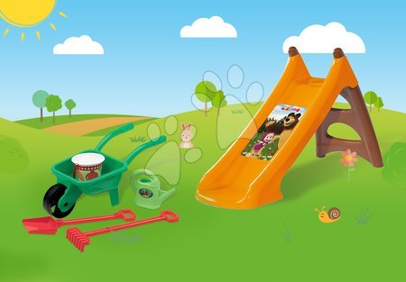 Staré položky - Set skluzavka Máša a medvěd Toboggan XS Smoby - 11