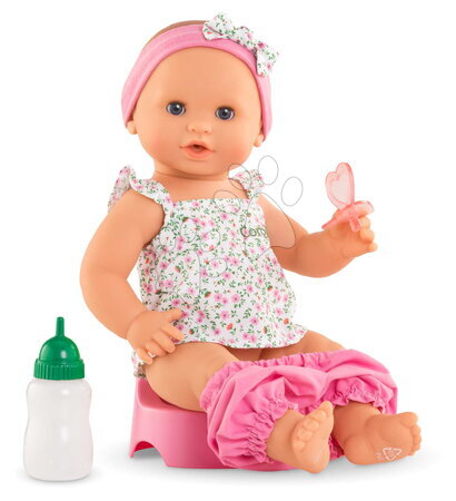 Igrače dojenčki od 24. meseca - Punčka Emma pije in lula Bath Baby Flowers Mon Grand Poupon Corolle_1