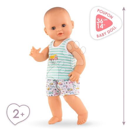 Panenky od 24 měsíců - Panenka Paul pije a čůrá Bath Baby Aqua Mon Grand Poupon Corolle - 9
