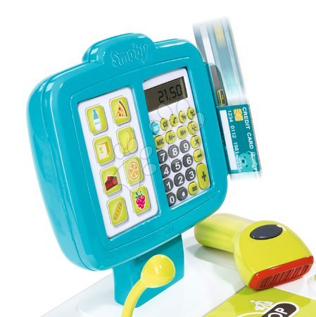Obchody pro děti - Elektronická pokladna klávesnicová Mini Shop Smoby - 3