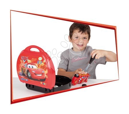 Staré položky - Cars Customize Box - Mini Mc Queen kufřík Smoby - 1
