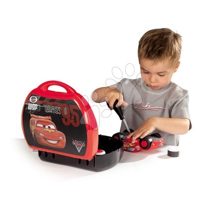 Staré položky - Cars Customize Box - Mini Mc Queen kufřík Smoby - 2