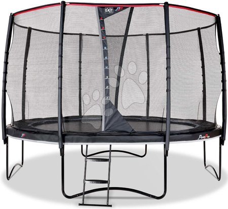 Trampoline mit Sicherheitsnetz - EXIT PeakPro Trampolin ø366cm - schwarz