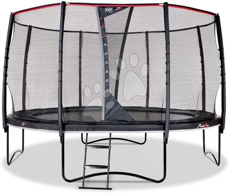 Trampoline mit Sicherheitsnetz - EXIT PeakPro Trampolin ø427cm - schwarz