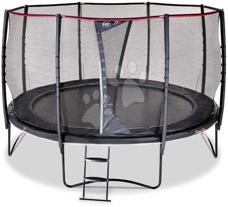 Trampoline mit Sicherheitsnetz - EXIT PeakPro Trampolin ø427cm - schwarz_1