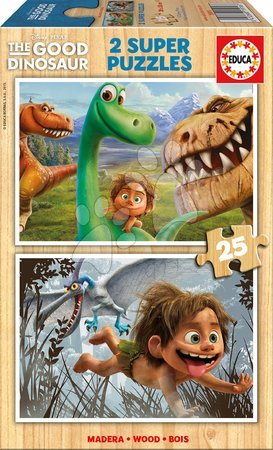 Dřevěné Disney puzzle - Dřevěné puzzle Dobrý dinosaurus Educa - 1