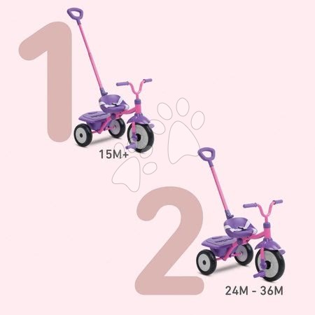 Kinderdreiräder ab 15 Monaten - Dreirad faltbar Fun Trike 2in1 Pink smarTrike - 4