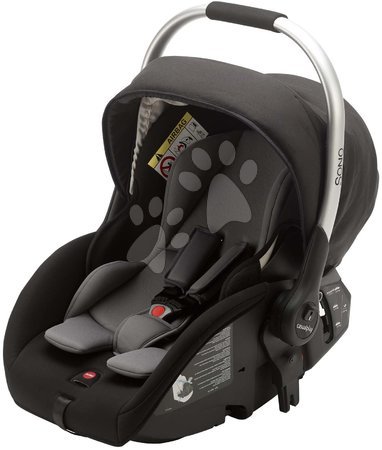 Cestovanie s bábätkami - Autosedačka so strieškou Casual Play Sono Fix Car Seat Black Red Castle polohovateľná s 3-bodovým bezpečnostným pásom UV filter od 0 mes
