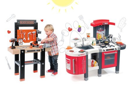 Kuchyňky pro děti sety - Set kuchyňka Tefal SuperChef Smoby - 30