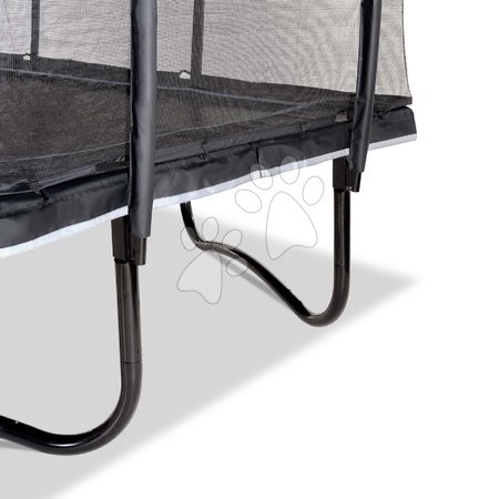 Trambuline cu plasă de siguranță - Trambulină cu plasă de siguranță și scară PeakPro Black Exit Toys  - 3
