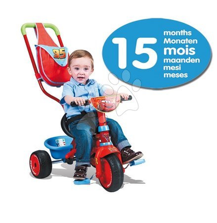 Staré položky - Tříkolka Be Fun Confort Cars Smoby - 3