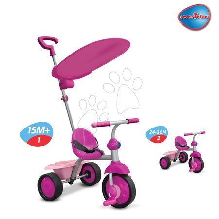 Triciklik 15 hónapos kortól - Tricikli Fun Plus smarTrike - 1