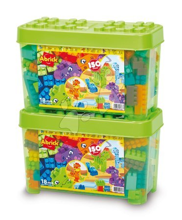 Juego de construcción Abrick - Bloques de construcción con dinosaurios Abrick Dinosaurs Barrel Écoiffier - 2