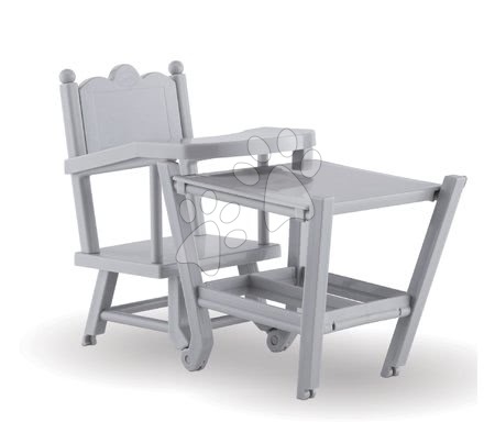Stoličky pre bábiky - Jedálenská stolička 2v1 Mon Grand Poupon Corolle pre 36-42 cm bábiku od 3 rokov