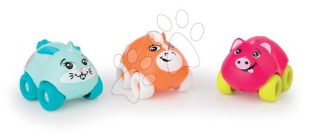 Garáže  - Sada 3 zvířátek na kolečkách Eden Planet Smoby - 1