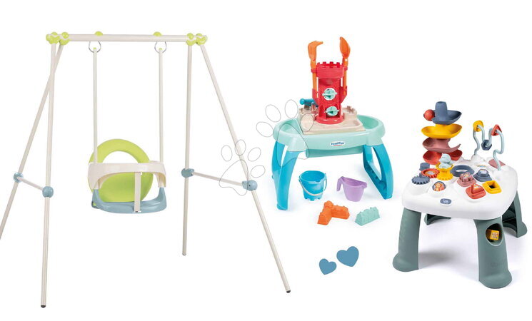 Interaktivni glazbeni stolovi - Didaktički stolić Activity Table Little Smoby s ljuljačkom