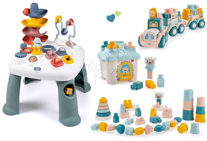 Interaktivni glazbeni stolovi - Didaktički stol Activity Table Little s vlakom Smoby