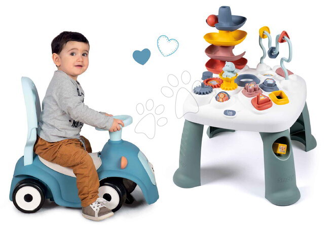 Interaktivni glazbeni stolovi - Set didaktičkog stolića Activity Table Little Smoby, plava odskakalica/odbijaljka