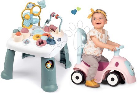 Zabawki dla najmłodszych - Set didaktický stolík Activity Table Little Smoby