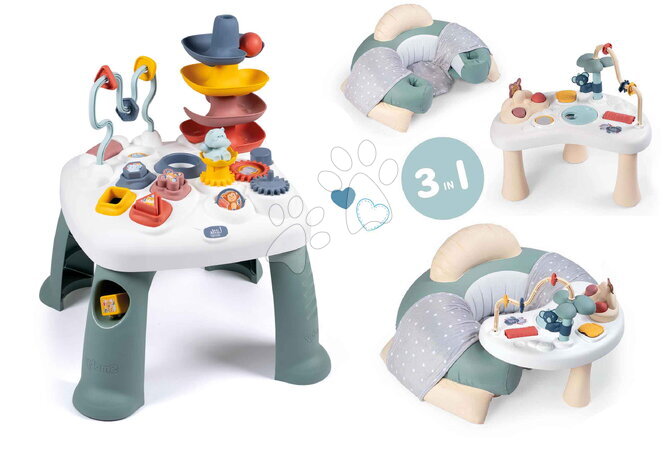 Interaktivni glazbeni stolovi - Set didaktičkog stolića Activity Table Little sa sjedalicom i stolom Smoby
