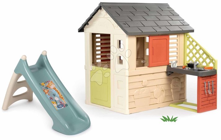 Rutschen Sets | Seite 4 - Rutschset mit Wasserspiel und 90 cm Rutschenlänge XS Slide Little Smoby