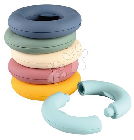 Razvoj motorike - Didaktični obročki za sestavljanje Tubo Little Smoby