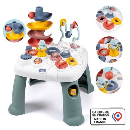 Spielzeuge für die kleinsten Kinder vom Hersteller ThreadBear design | Seite 2 - Lernspieltisch mit Steckbausteinen – Activity Table Little Smoby_1