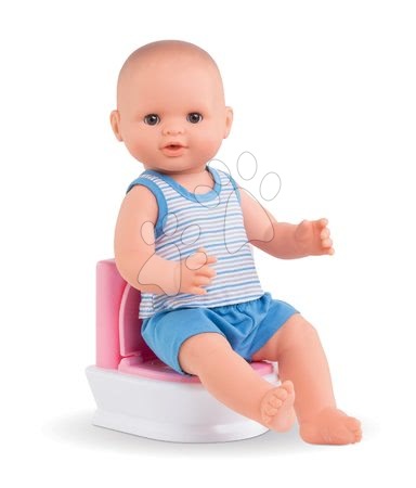 Akcesoria dla lalek - Splachovací záchod Interactive Toilet Mon Grand Poupon Corolle - 8
