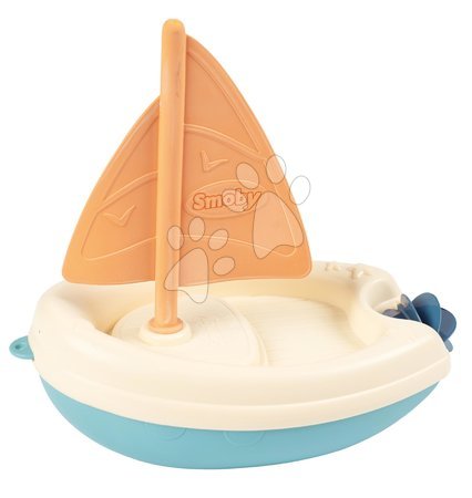 Vapoare pentru nisip - Barcă cu pânză din trestie de zahăr Bio Sugar Cane Sailing Boat Little Smoby_1