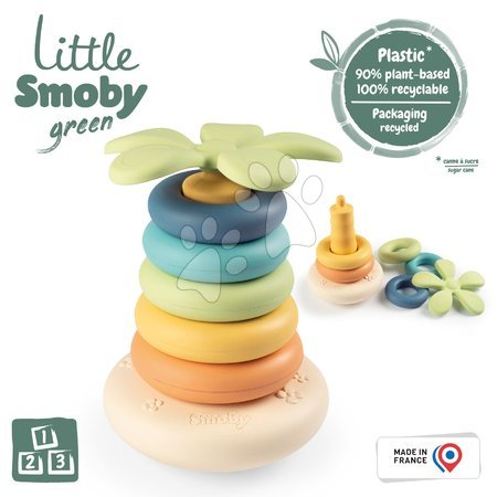 Piramida z trzciny cukrowej Bio Sugar Cane Roly Poly Pyramid Little Smoby