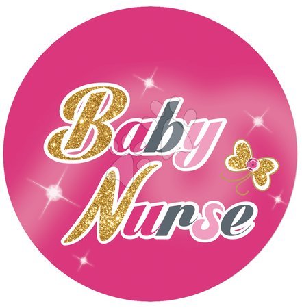 Domčeky pre bábiky sety - Set prebaľovací stôl pre bábiku Baby Nurse Srdiečko Smoby - 14