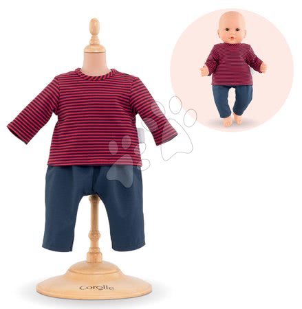 Kleidung für Puppen - Kleidung Striped T-Shirt & Pants Mon Grand Poupon Corolle