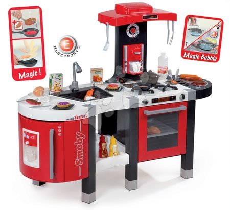 Kuchyňky pro děti sety - Set kuchyňka Tefal French Touch Bublinky Smoby - 1