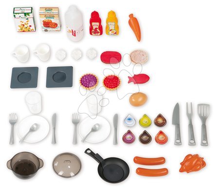 Kuchyňky pro děti sety - Set kuchyňka Tefal French Touch Bublinky Smoby - 15
