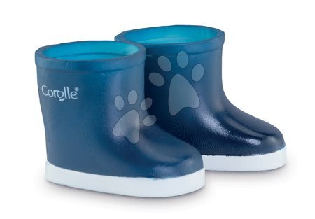 Oblečenie pre bábiky - Topánky čižmičky modré Rain Boots Mon Grand Poupon Corolle