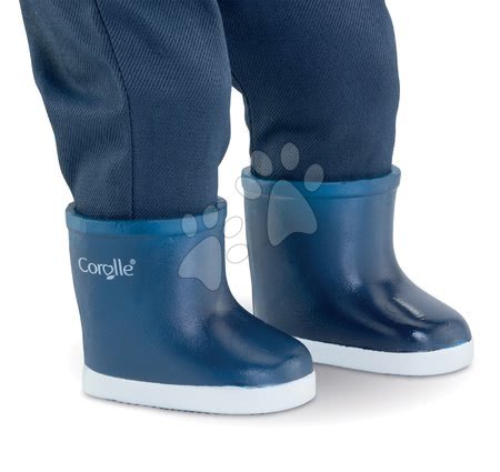 Oblečenie pre bábiky - Topánky čižmičky modré Rain Boots Mon Grand Poupon Corolle_1
