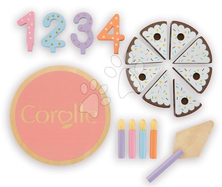 Accesorii pentru păpuși - Tort Wooden Birthday Cake Corolle_1