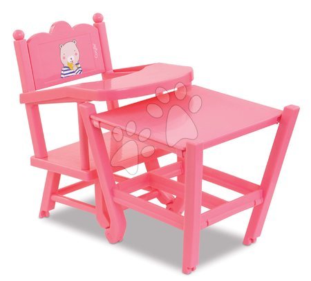 Scaun de masă pentru păpuși - Scaun de masă High Chair Pink Corolle_1