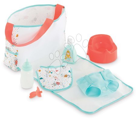 Dodatki za punčke in dojenčke - Previjalna torba s podlogo 2v1 Corolle