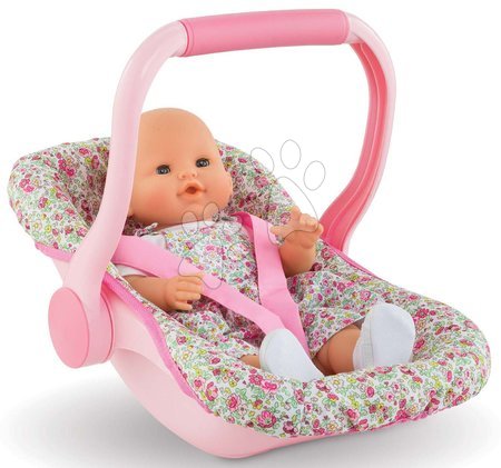 Játék babakocsik 18 hónapos kortól - Autósülés játékbabának Carrier Floral Corolle - 1