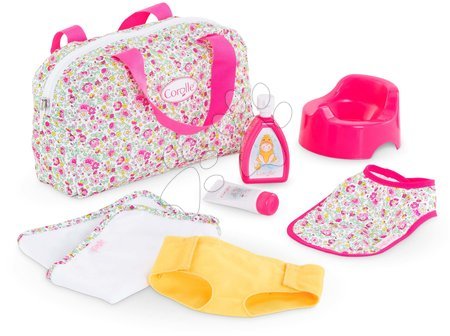 Doplnky pre bábiky - Prebaľovacia taška Changing Bag Floral Corolle