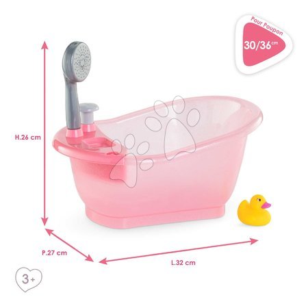 Accessoires pour poupées - Baignoire avec douche Corolle - 4