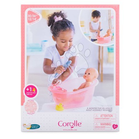 Accessoires pour poupées - Baignoire avec douche Corolle - 7