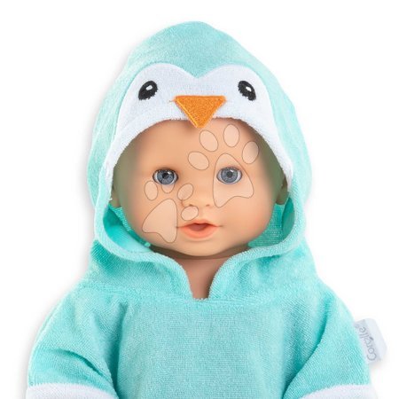 Oblečení pro panenky - Župan pro panenku Bathcape Penguin Mon Grand Poupon Corolle - 3